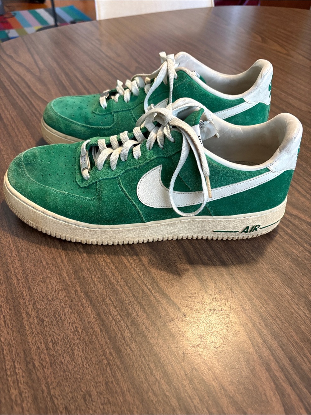 Nike Air Force 1 Low Blazer Pack Pine Green Men's Size 12 Green Suede Sneakers